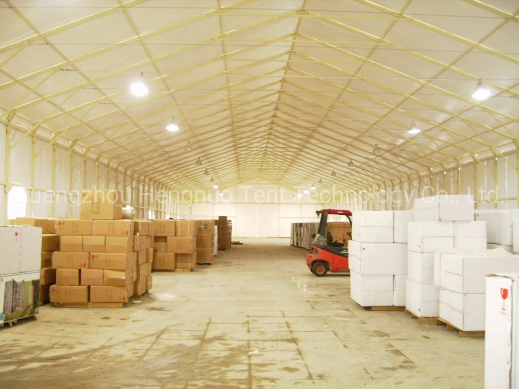 Sandwich Wall Industrial Warehouse Storage Canopy with Rolling Door