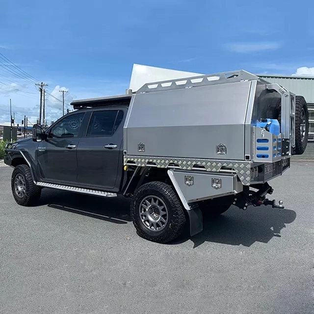 Heavy Duty Two Door Canopy Packaging Custom Ute Aluminum Canopy