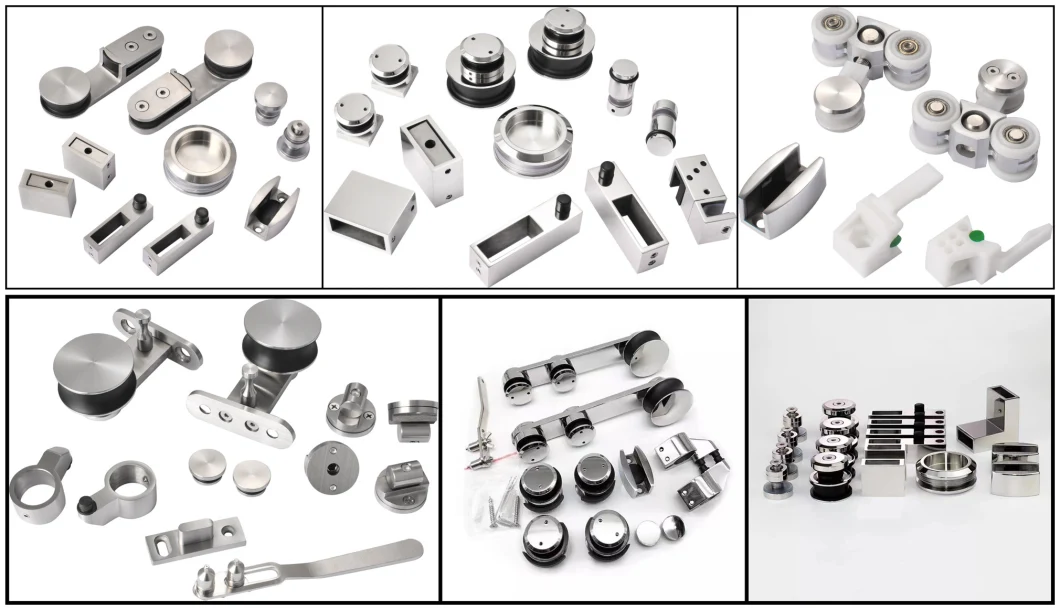 Sliding Door Accessories Manufacturer Shower Glass Sliding Door Fitting Hardware Wooden Door Fitting