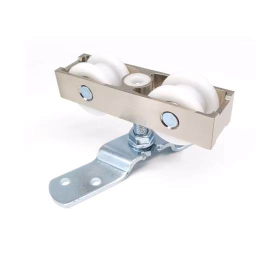 이중 미닫이 문용 대칭 슬라이딩 롤러 나무 문 하드웨어/양쪽 문용 동기화 역 슬라이딩 시스템